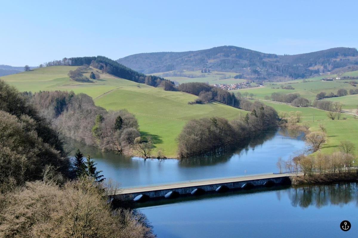 Sonnenweg 36 Lakeview House Tuerkis Diemelsee Heringhausen Eksteriør billede